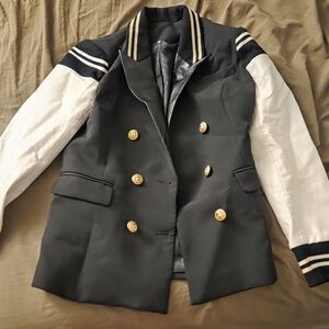 Stylish Black and White Women's Jacket